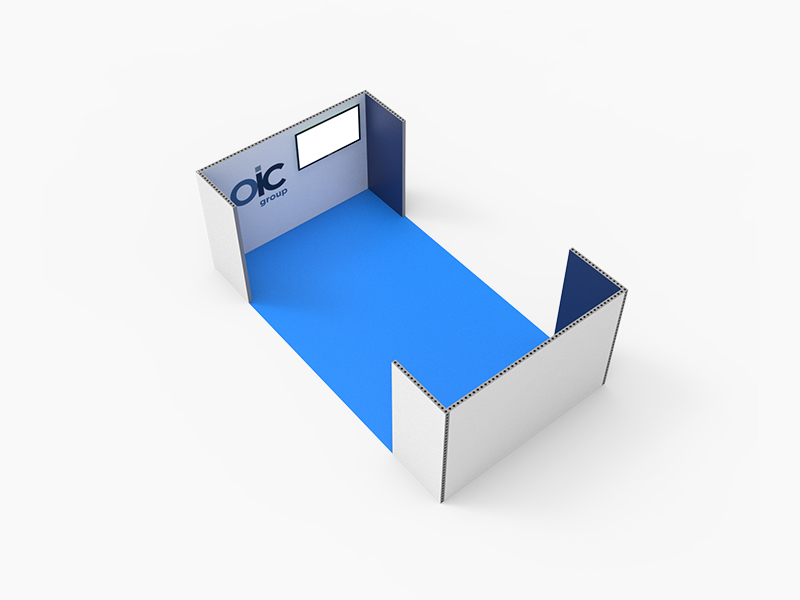 A / B - Pre-fitted Booth 5,5m X 3m (16,5mq) - JG26