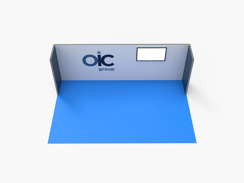 D - Pre-fitted Booth 5,5m × 3m (16,5mq) - JG26